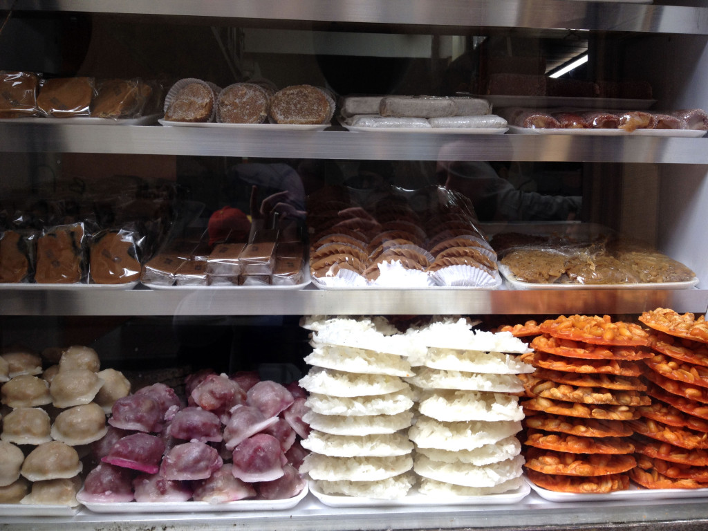 Colombian sweets in Antigua Santa Fé.