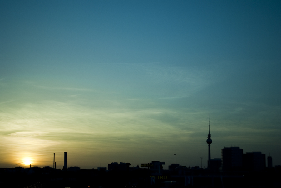 Berlin Sunset Warscheurbruecke